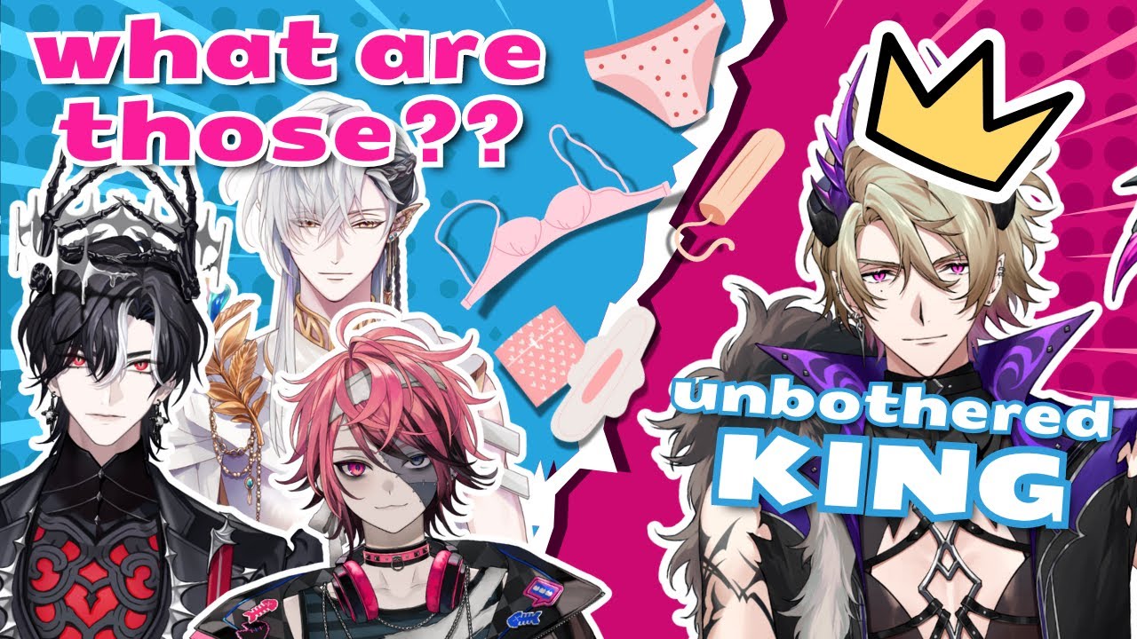 Cassian, Lucien, Rosco, and Zander's reaction to feminine products in Unpacking