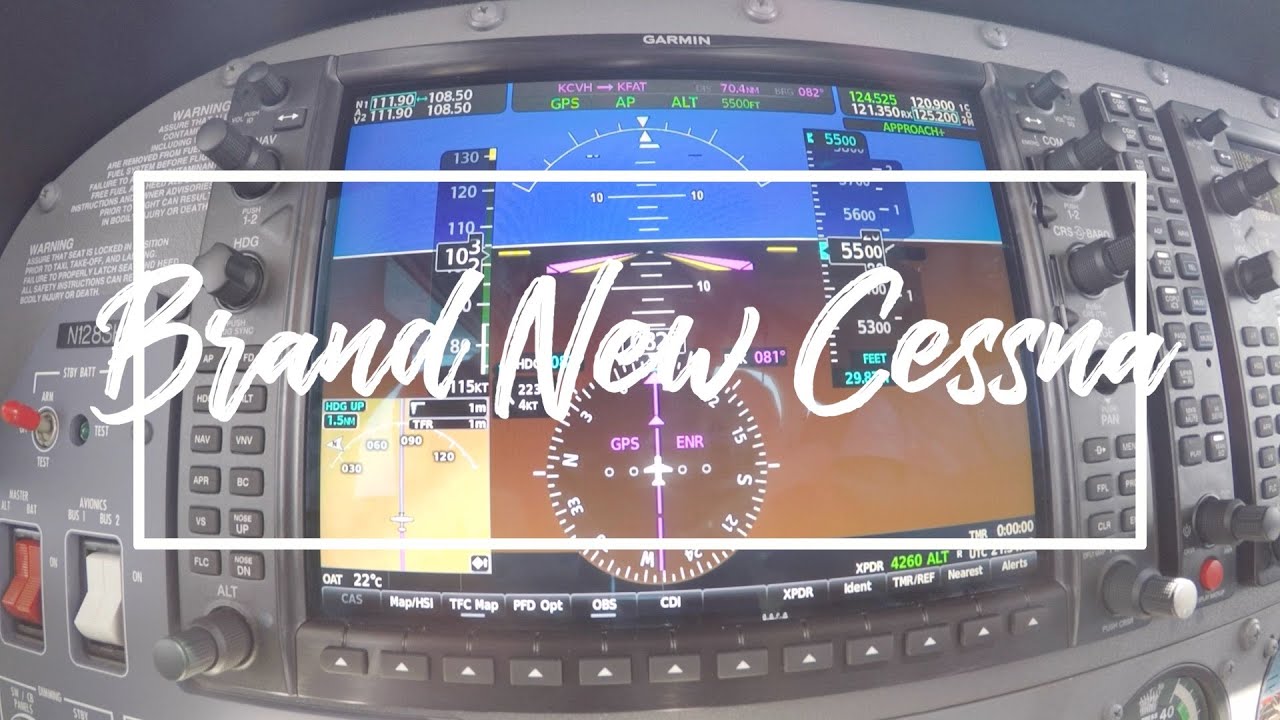 2020年モデルの新品のセスナを飛ばしてみた！ - YouTube