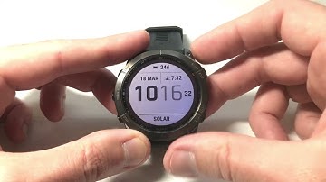 Garmin Fenix 7X: Set buttons to auto lock