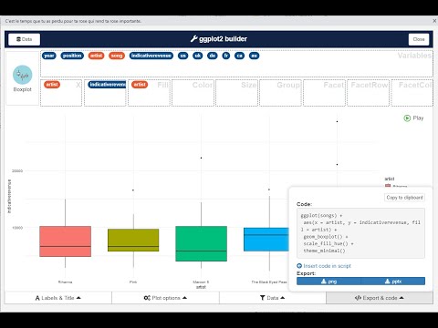 ggplot2 Made Easy: Drag and Drop via esquisse!