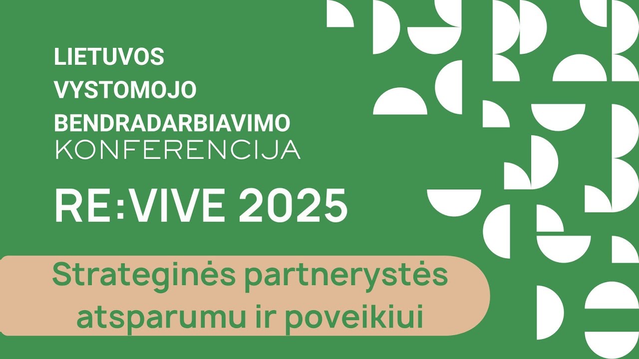 Lithuania's Development Cooperation Conference RE:VIVE 2025