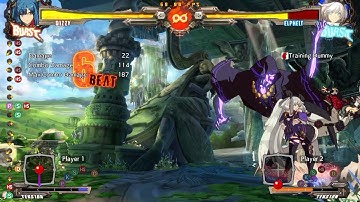 Dizzy Rev 2 optimal corner RRC combo against Elphelt/Raven/Sin/Zato