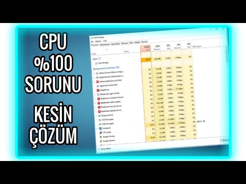 Windows 100 CPU Sorunu Çözümü