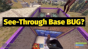 Rust See-Through Base Bug (Shipping Container Skin DLC Glitch)