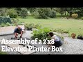 How to assemble a 2x8 elevated planter box  gardeners supply