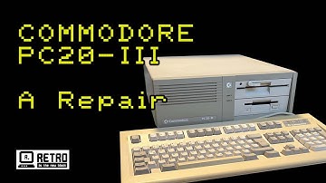 A Tale Of Two Commodore PCs (PC10-III, PC20-III) - Teardown, Repair and stuff #pcbway #commodore #pc