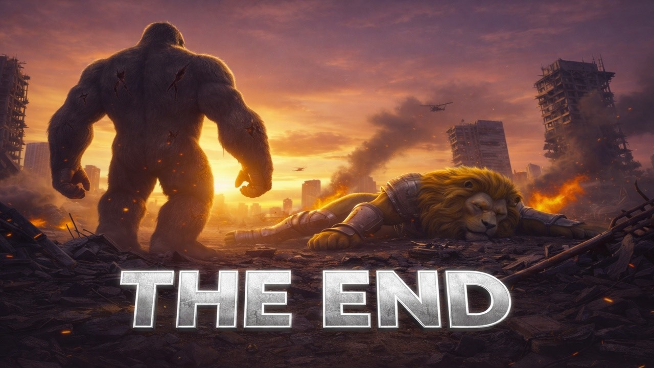 The Legend Departs: King Kong vs. The Tyrant Lion Man Leonas - Epic Battle