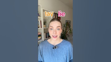 Lay vs Lie 🤓