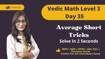 Average | Average Problems Tricks & Shortcuts | Vedic Math | Day 35 | @mathscore93 | English