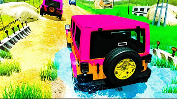 Offroad Jeep Driving Simulator Game 3D - New Prado Hill Drive Games - Android Gameplay