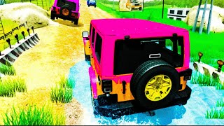 Offroad Jeep Driving Simulator Game 3D - New Prado Hill Drive Games - Android Gameplay screenshot 5