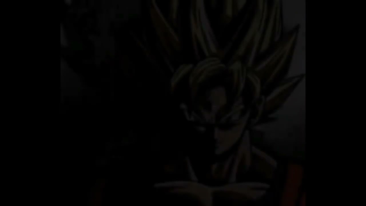 Goku stare meme earrape version