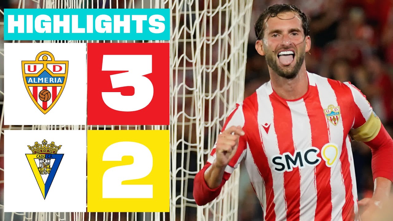 UD ALMERÍA 3 - 2 CÁDIZ CF | RESUMEN LALIGA HYPERMOTION