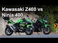 Kawasaki Z400 vs Ninja 400 - Tested & Reviewed