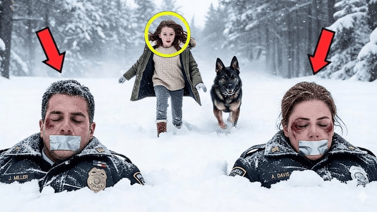 Dziewczynka i pies policyjny znaleźli 2 policjantów zakopanych żywcem... Finał zszokował wszystkich!