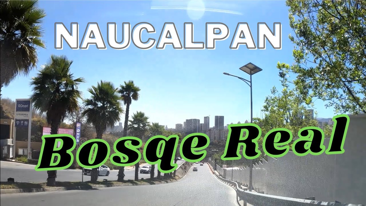 Drive in Naucalpan // Tuneles de Bosque Real // #citywalk #drivingtour