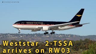 Weststar Aviation (2-TSSA) arrives on RW03 at Perth Airport on May 9, 2025.