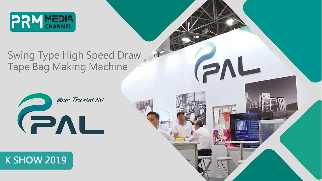 Swing Type High Speed Draw Tape Bag Making Machine @ K2019 | PLAS ALLIANCE