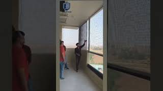 #pleatedmesh #interiordesign #homedecor #homedesign #mesh #designer #shorrts #windows #viralvideo 👍👍