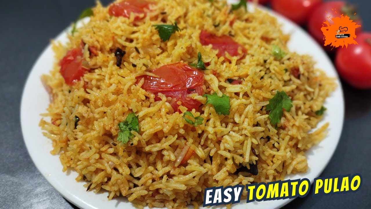 Easy Tomato Pulao Recipe టమాటో పులావ్ చాలా ఈజీగ ఇంట్లోనే చేసేయండి ...