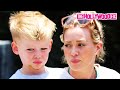 Hilary Duff Goes Off On Paparazzi While Out With Son Luca - TheHollywoodFix.com