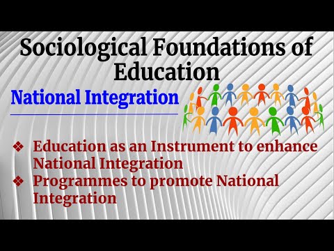 "Educational Programmes to promote National Integration" #Unity #BEd #Sociology #NationalIntegration