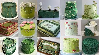 💚Green Cake Designs | Green Birthday Cake Ideas | Emerald & Sage Green Cakes | Birthday Cake Designs