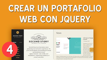 #4 Crear un portafolio web con jQuery - Secciones