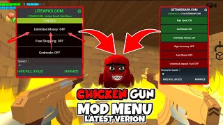 2 NEW!! CHICKEN GUN MOD MENU v3.4.0 | UNLIMITED COINS + 40 FEATURES 2023®