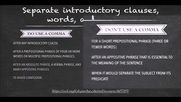 Writing Tip #2: Comma Rules!