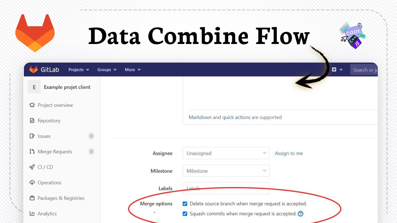 How to create a merge request in GitLab (Code Fusion) - YouTube