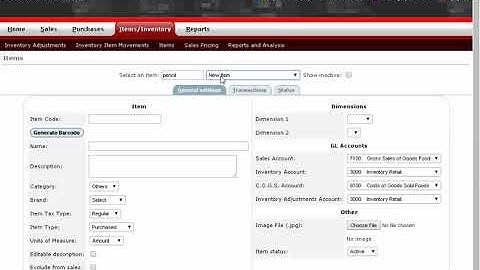 P.O.S Tutorial (edit items & price)