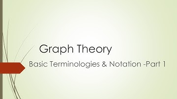 Basic Terms in Graph Theory