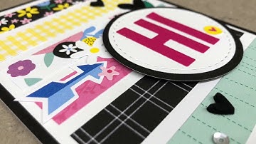 Stamping Your Own Patterned Paper | Sketch Challenge Process Video | CTMH Craft On