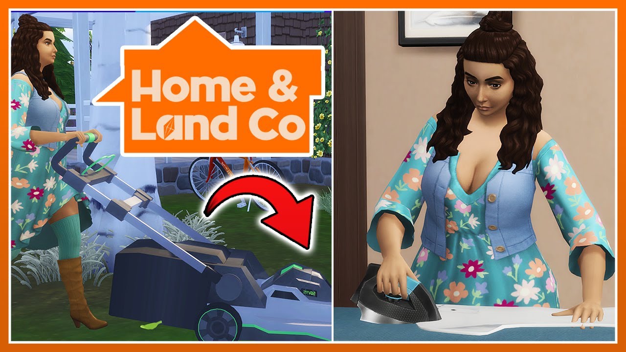 REALISTIC LAWN MOWING & IRONING MOD! 🏡 The Sims 4 (by SimRealist