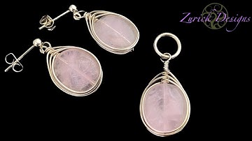 Wire Wrapping Tutorial- Herringbone Weave Dangles for Earrings & Pendants