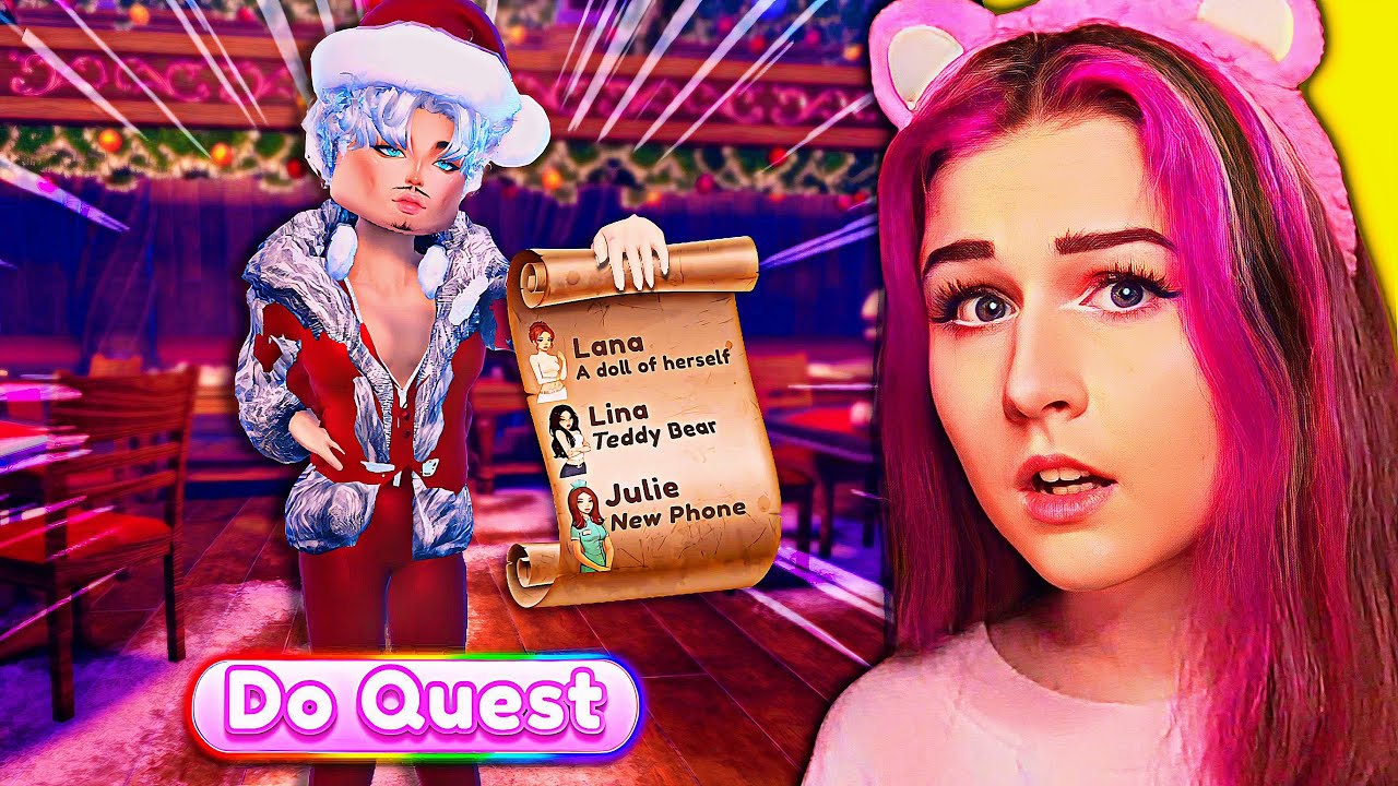 I Was FORCED To Do SANTA'S New QUEST But The UNEXPECTED Happened!| ROBLOX Dress to Impress Roleplay