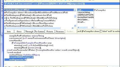 ST 4U 80: VA Smalltalk Debugger Overview