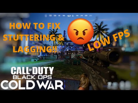 How To Fix Stuttering And Lag In Cold War On PC!! Low FPS!!