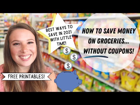 How to Save Money on Groceries Without Coupons! FREE Printable Checklist & Meal Planning Sheet