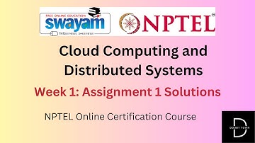 Cloud Computing and Distributed Systems Week 1 Assignment Answers ||Jan 2024|| NPTEL