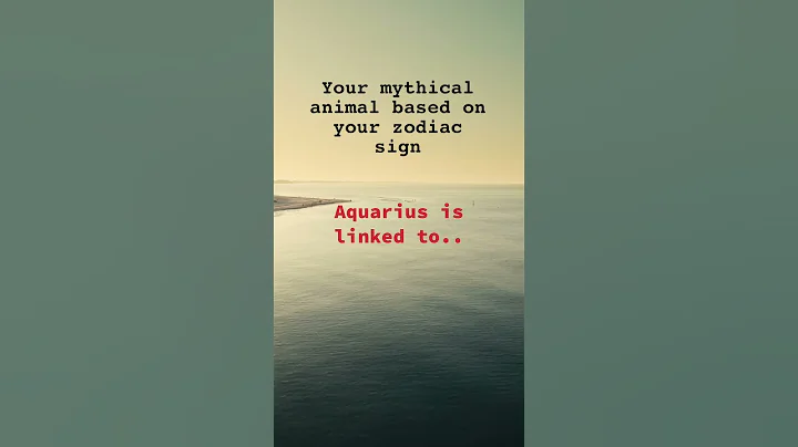 Your mythical creature based on your zodiac sign part 3