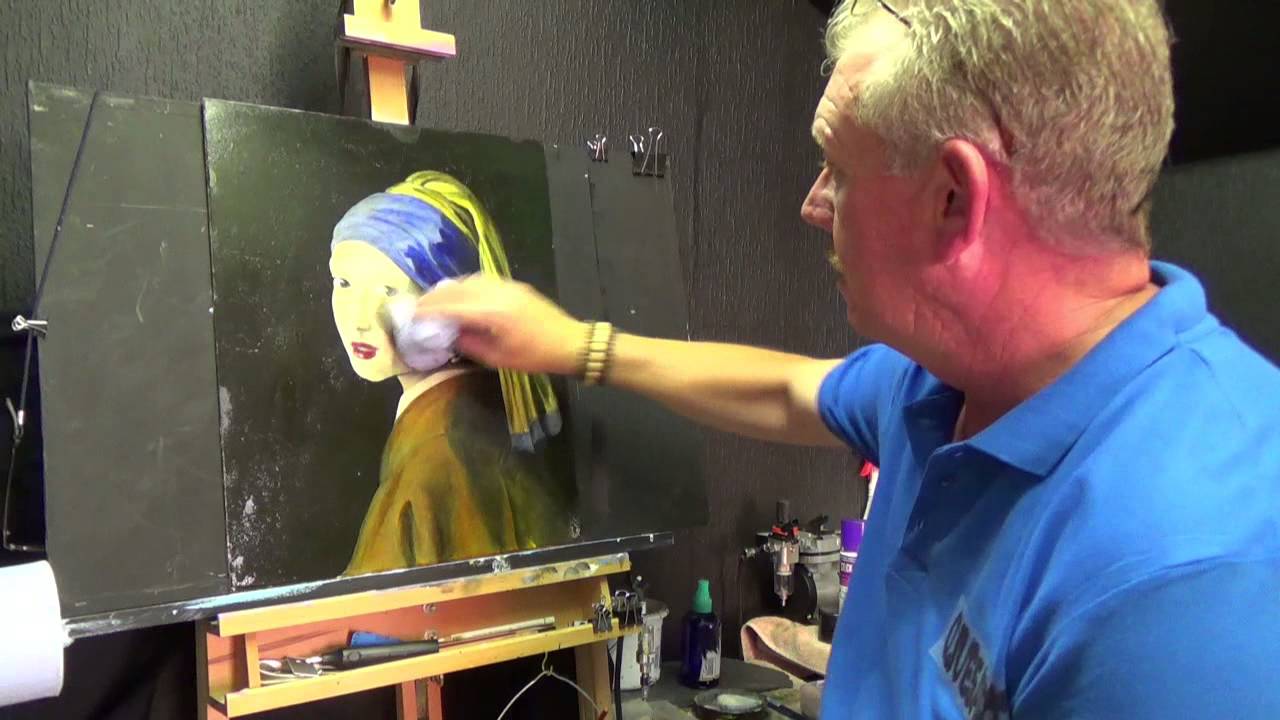 How to Age a Painting, Acrylic painting for beginners, clive5art YouTube