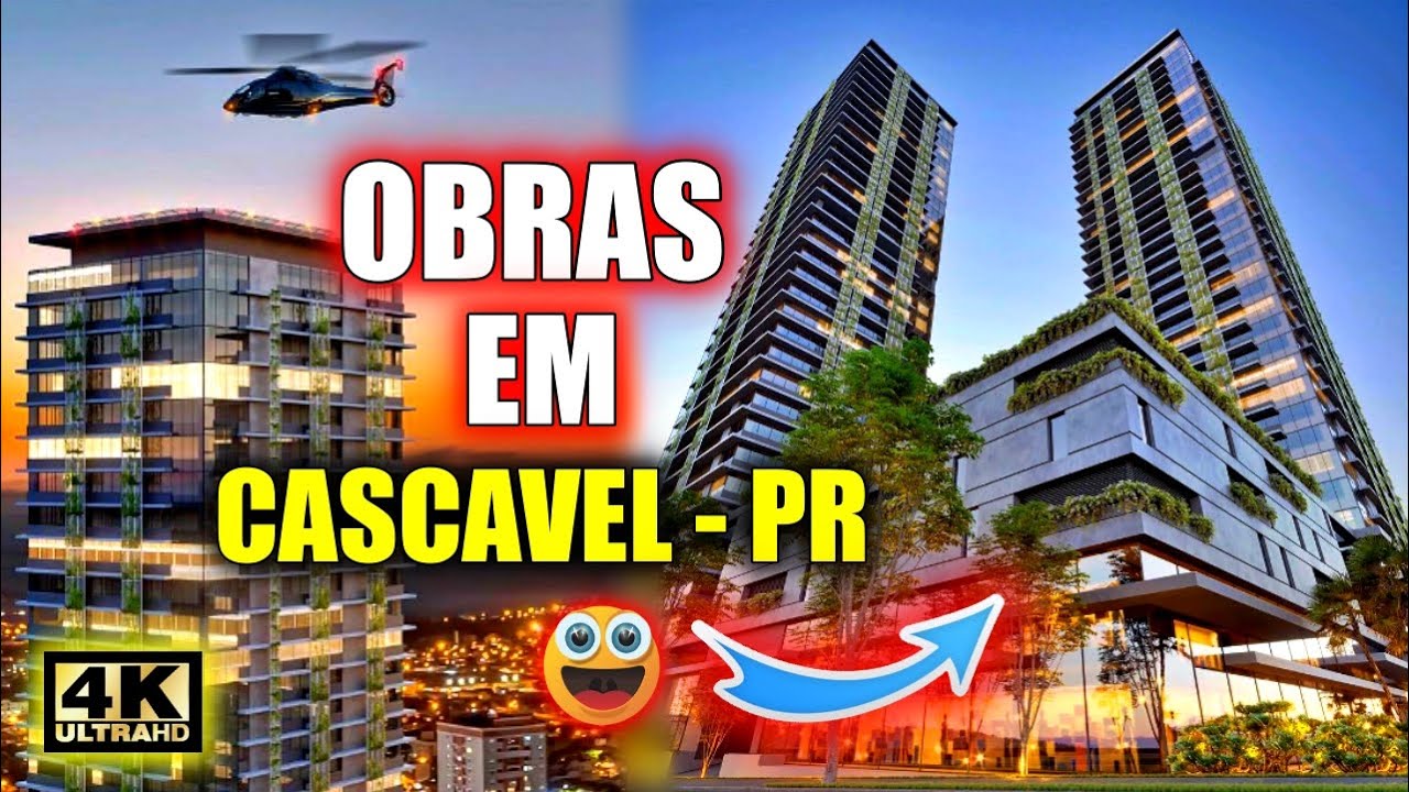 OBRAS DO SQUARE LIFE CENTER EM CASCAVEL - PR #arquitetura #obras #drone #apartamento #corporate