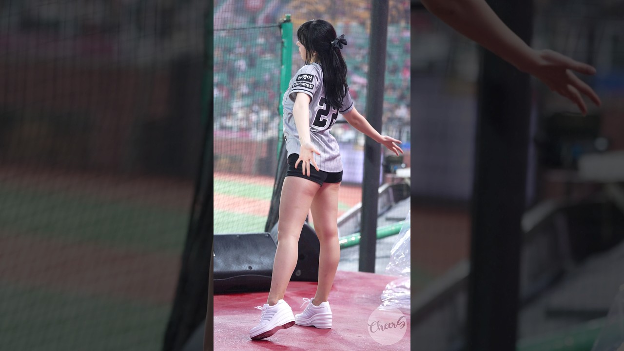 화내며 비디오판정 요청하는 하지원 치어리더 Ha Jiwon Cheerleader