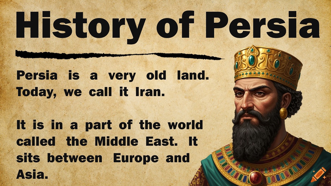 История Персии 👑 || Изучение английского языка через повествование. Учебник для чтения 3-го уровн...