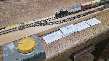 Modelspoor rangeer testbaan