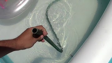 LIFE HACK how to drain / siphon with a short hose  How to drain a pool