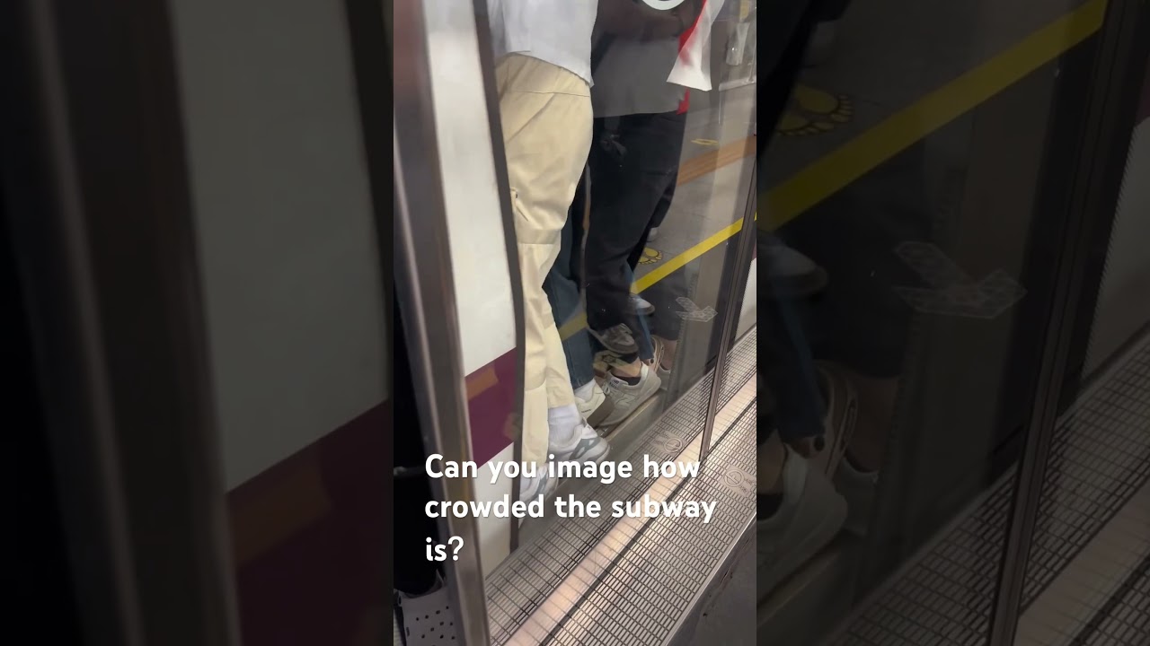 Can you imagine how crowded the subway is？