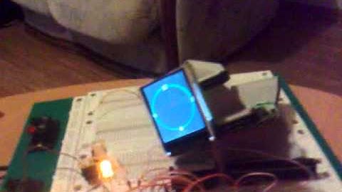 Atmega168 8Mhz LCD 1.8" Analog clock sample